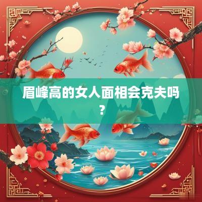 眉峰高的女人面相会克夫吗？