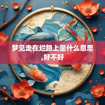 梦见走在烂路上是什么意思,好不好