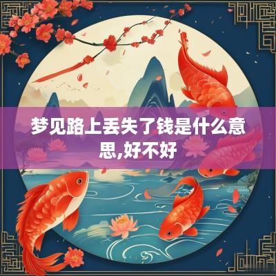 梦见路上丢失了钱是什么意思,好不好