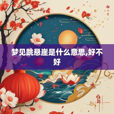 梦见跳悬崖是什么意思,好不好