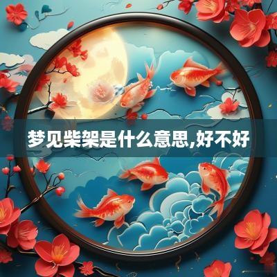 梦见柴架是什么意思,好不好