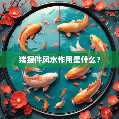 猪摆件风水作用是什么？