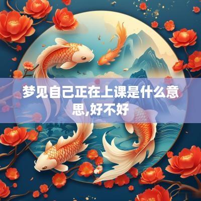 梦见自己正在上课是什么意思,好不好