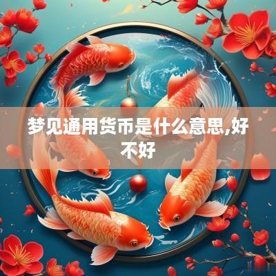 梦见通用货币是什么意思,好不好