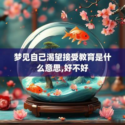梦见自己渴望接受教育是什么意思,好不好