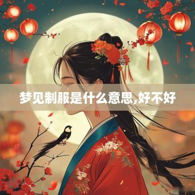 梦见制服是什么意思,好不好