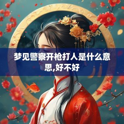梦见警察开枪打人是什么意思,好不好