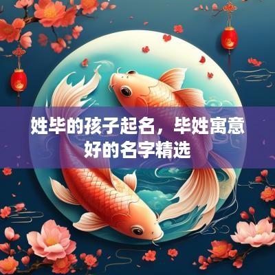 姓毕的孩子起名，毕姓寓意好的名字精选