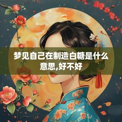 梦见自己在制造白糖是什么意思,好不好