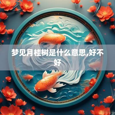 梦见月桂树是什么意思,好不好