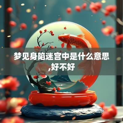梦见身陷迷宫中是什么意思,好不好