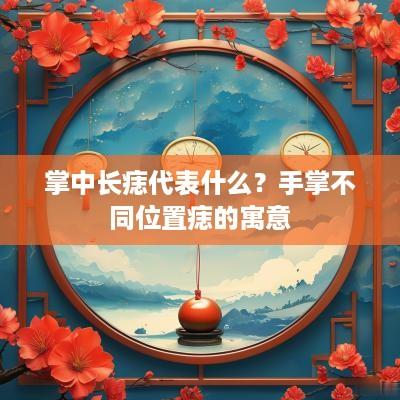 掌中长痣代表什么？手掌不同位置痣的寓意