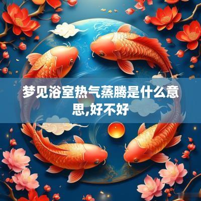 梦见浴室热气蒸腾是什么意思,好不好