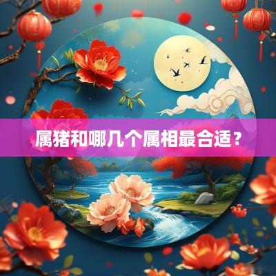 属猪和哪几个属相最合适？