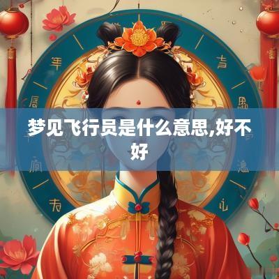 梦见飞行员是什么意思,好不好