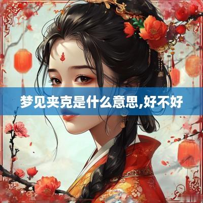 梦见夹克是什么意思,好不好