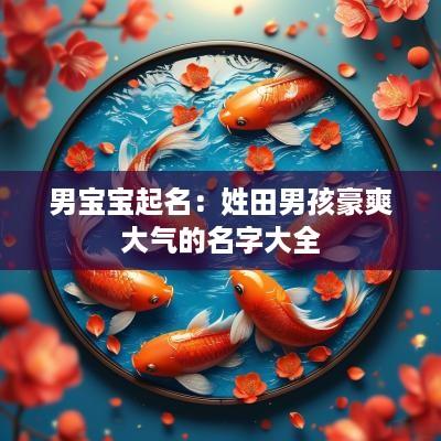 男宝宝起名：姓田男孩豪爽大气的名字大全