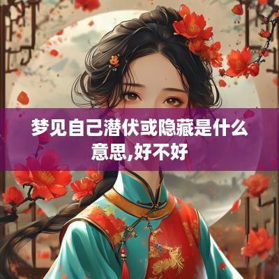 梦见自己潜伏或隐藏是什么意思,好不好
