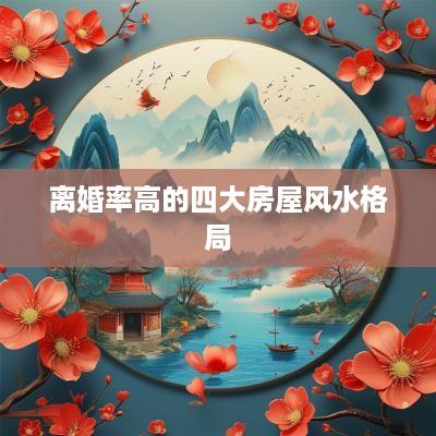 离婚率高的四大房屋风水格局