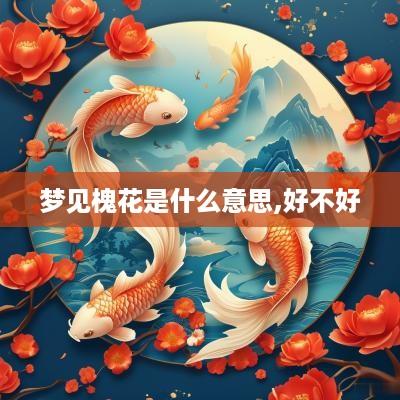 梦见槐花是什么意思,好不好