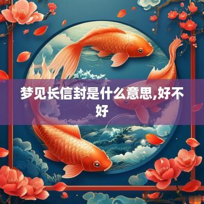 梦见长信封是什么意思,好不好