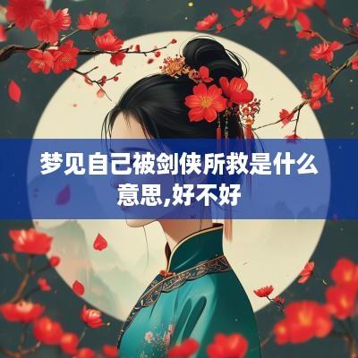 梦见自己被剑侠所救是什么意思,好不好