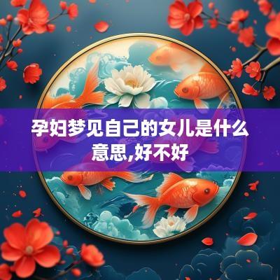 孕妇梦见自己的女儿是什么意思,好不好