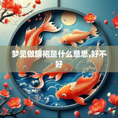 梦见做旗袍是什么意思,好不好