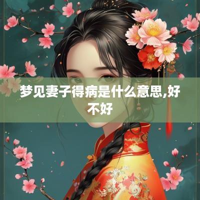 梦见妻子得病是什么意思,好不好