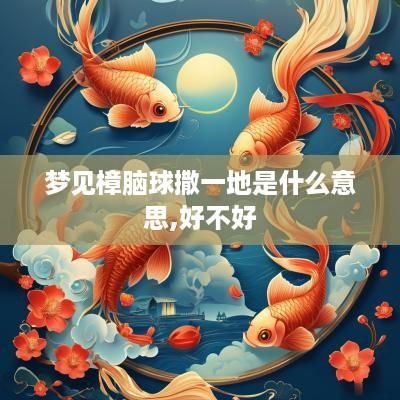 梦见樟脑球撒一地是什么意思,好不好