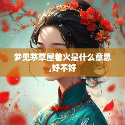 梦见茅草屋着火是什么意思,好不好