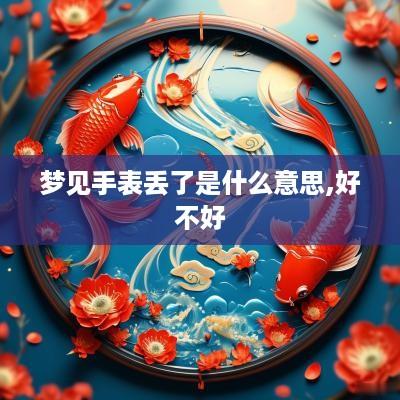 梦见手表丢了是什么意思,好不好