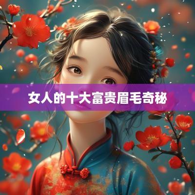 女人的十大富贵眉毛奇秘