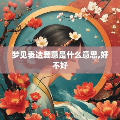梦见表达爱意是什么意思,好不好