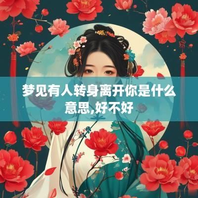梦见有人转身离开你是什么意思,好不好