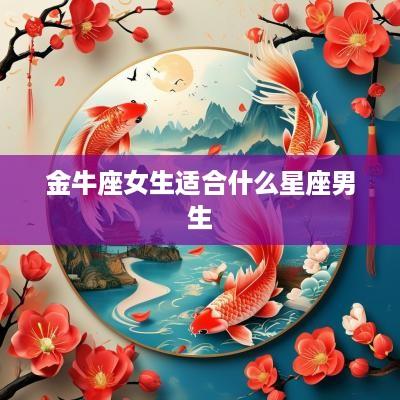 金牛座女生适合什么星座男生