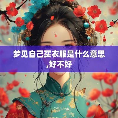 梦见自己买衣服是什么意思,好不好