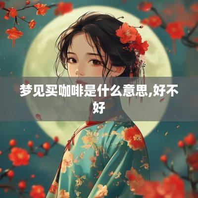 梦见买咖啡是什么意思,好不好