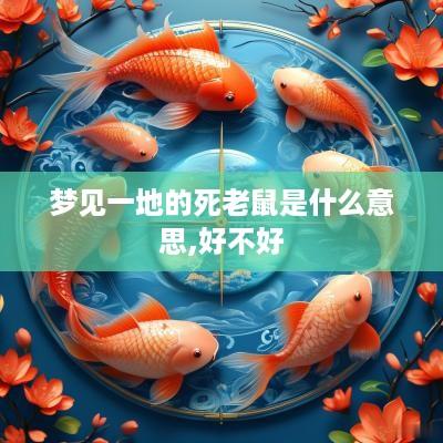 梦见一地的死老鼠是什么意思,好不好
