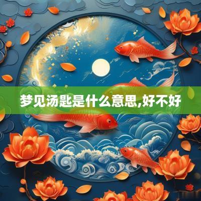 梦见汤匙是什么意思,好不好