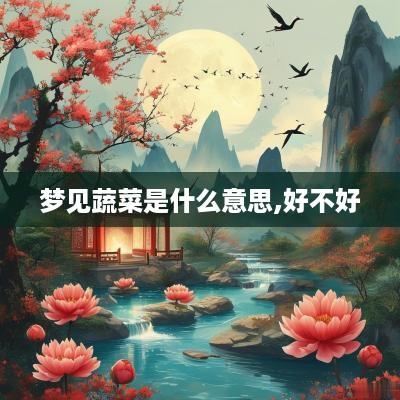 梦见蔬菜是什么意思,好不好
