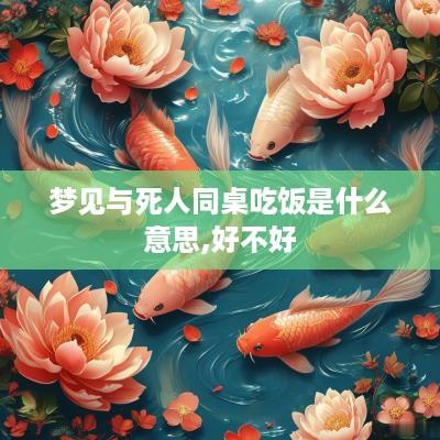 梦见与死人同桌吃饭是什么意思,好不好