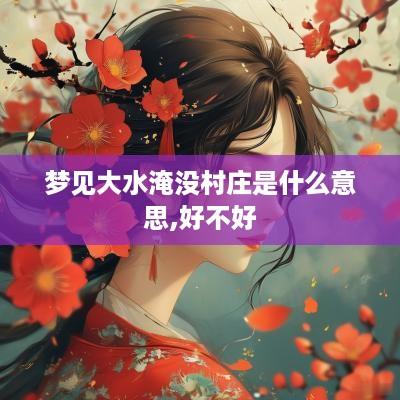 梦见大水淹没村庄是什么意思,好不好