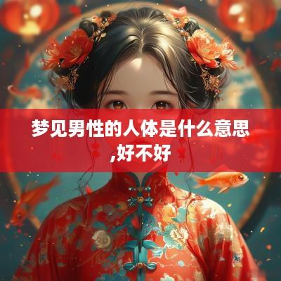 梦见男性的人体是什么意思,好不好