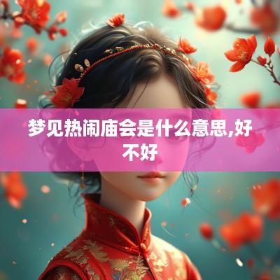 梦见热闹庙会是什么意思,好不好