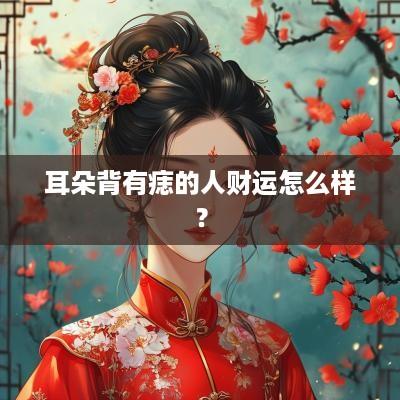耳朵背有痣的人财运怎么样？