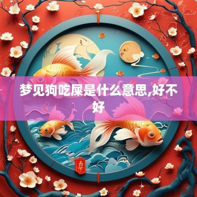 梦见狗吃屎是什么意思,好不好