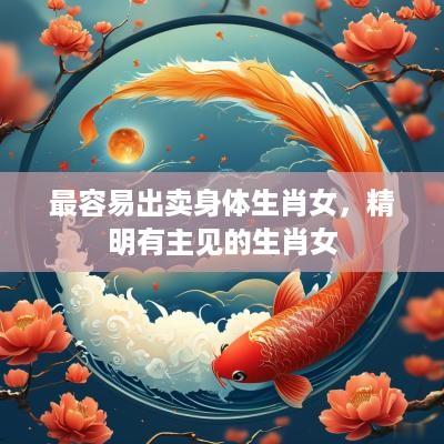 最容易出卖身体生肖女，精明有主见的生肖女