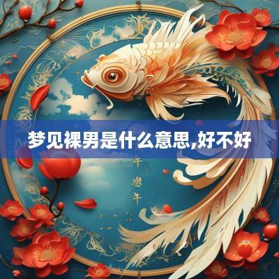 梦见裸男是什么意思,好不好