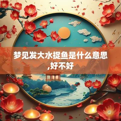 梦见发大水捉鱼是什么意思,好不好